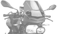 PUIG Plexi štít NEW. GEN SPORT černý, 360 × 280, 140.5051N - Plexi na moto
