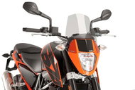 PUIG Plexi shield NEW. GEN SPORT smoke, 265 × 265, 140.6009H - Motorcycle Plexiglass