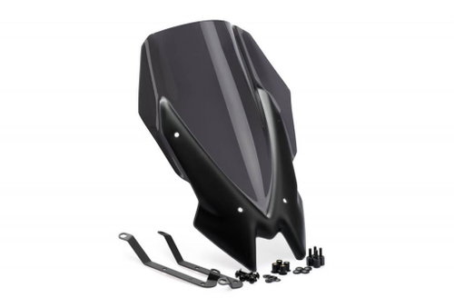 PUIG Plexi shield NEW. GEN TOURING dark smoke, 425 × 300, 140.3865F - Motorcycle Plexiglass - Main image