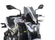PUIG Plexi shield NEW. GEN TOURING dark smoke, 460 × 260, 140.9369F - Motorcycle Plexiglass