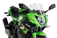 PUIG Plexi shield RACING smoke, 295 × 285, 140.3539H - Motorcycle Plexiglass