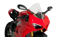 PUIG Plexi shield RACING transparent, 400 × 275, 140.9690W - Motorcycle Plexiglass