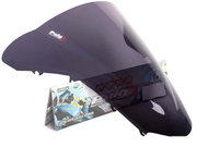 PUIG Plexi shield RACING dark smoke, 390 × 390, 140.1097F - Motorcycle Plexiglass