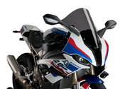 PUIG Plexi shield RACING dark smoke, 450 × 430, 140.3641F - Motorcycle Plexiglass