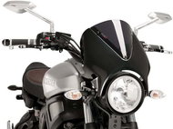 PUIG Plexi shield RETROVISION carbon look dark smoke, 140.9561F - Motorcycle Plexiglass