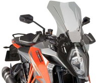 PUIG Plexi shield TOURING smoke, 600 × 440, 140.8913H - Motorcycle Plexiglass