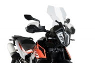 PUIG Plexi shield TOURING transparent, 525 × 385, 140.3587W - Motorcycle Plexiglass
