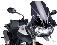 PUIG Plexi shield TOURING dark smoke, 490 × 430, 140.5652F - Motorcycle Plexiglass