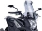 PUIG Plexi štít TOURING WITH VISOR dymový, 480 × 420, 140.6002H - Plexi na moto