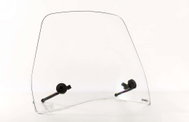 PUIG Plexi shield TRAFIC transparent, 310 × 370, 140.9384W - Motorcycle Plexiglass