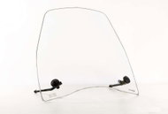 PUIG Plexi shield URBAN transparent, 405 × 370, 140.9341W - Motorcycle Plexiglass