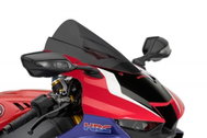 PUIG Plexi shield Z-RACING dark smoke, 335 × 270, 140.20313F - Motorcycle Plexiglass