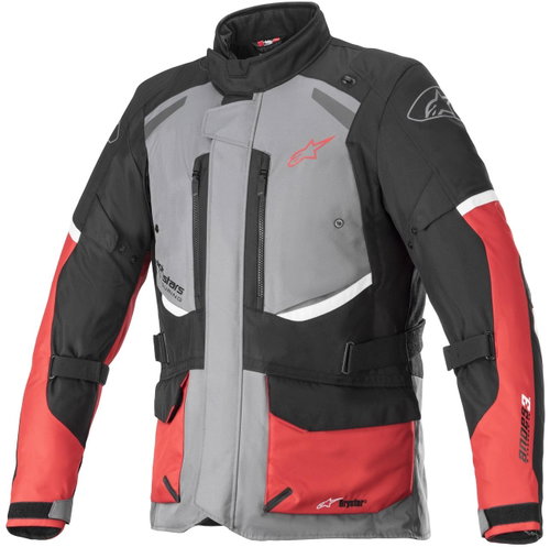 ALPINESTARS ANDES DRYSTARS, grey/black/red, 2024, size 4XL - Motorcycle Jacket - Main image