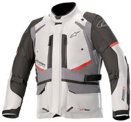 ALPINESTARS ANDES DRYSTAR, TECH-AIR 5 compatibleS, light grey/dark grey/black/red, 2024, size - Motorcycle Jacket