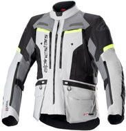 ALPINESTARS BOGOTA PRO DRYSTARS, grey/dark grey/black/yellow fluo, 2024, size 2XL - Motorcycle Jacket