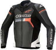 ALPINESTARS GP FORCE AIRFLOWS, black/white/fluo red, 2024, size 50 - Motorcycle Jacket
