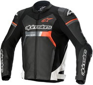 ALPINESTARS GP FORCES, black/white/red fluo, 2024, size 50 - Motorcycle Jacket