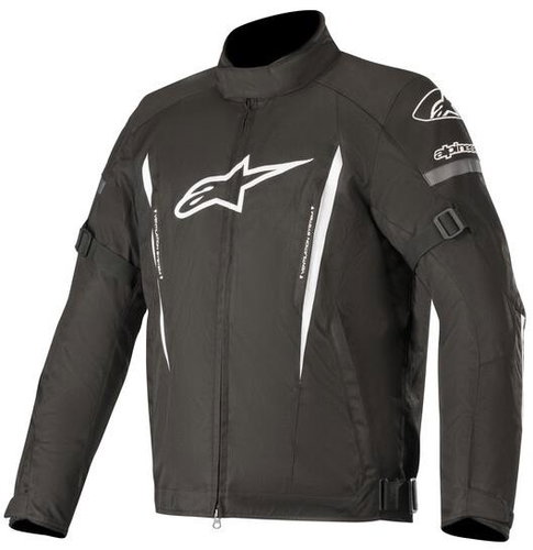 ALPINESTARS GUNNER WATERPROOFS, black/white, 2024, size 3XL - Motorcycle Jacket - Main image