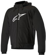 ALPINESTARS CHROME SPORT HOODIES, black, 2024, size 3XL - Motorcycle Jacket