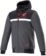 ALPINESTARS CHROME STREET HOODIE HONDA collectionS, black/gray/red, 2024, size 4.5 mm, w/r. S - Motorcycle Jacket
