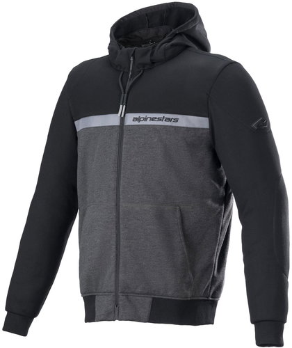 ALPINESTARS CHROME STREET HOODIES, black/gray, 2024, size 2024. S - Motorcycle Jacket - Main image