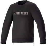 ALPINESTARS LEGIT CREW FLEECES, black/gray, 2024, size 2024. S - Motorcycle Jacket