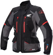 ALPINESTARS STELLA ANDES DRYSTAR HONDA collection, TECH-AIR 5 compatibleS, women's, black/grey/red - Motorcycle Jacket
