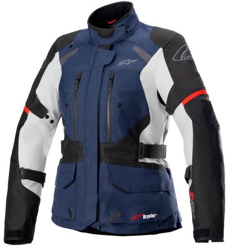 ALPINESTARS STELLA ANDES DRYSTAR, TECH-AIR 5 compatibleS, women, dark blue/black/light grey/black - Motorcycle Jacket - Main image