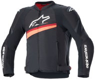 ALPINESTARS T-GP PLUS R 4 AIRFLOWS, black/red fluo, 2024, size 2024. XL - Motorcycle Jacket