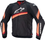 ALPINESTARS T-GP PLUS R 4S, black/fluo red, 2024, size 4XL - Motorcycle Jacket