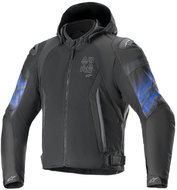 ALPINESTARS ZACA AIR VENOM WATERPROOFS, black/blue fluo, 2024, size 4XL - Motorcycle Jacket