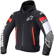 ALPINESTARS ZACA AIR WATERPROOFS, black/white/fluo red, 2024 - Motorcycle Jacket