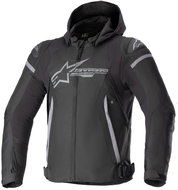 ALPINESTARS ZACA WATERPROOFS, black/dark grey, 2024, size 2024. L - Motorcycle Jacket