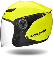 CASSIDA Reflex, yellow fluo/black, sizing. XL (61 to 62 cm) - Motorbike Helmet