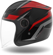 CASSIDA Reflex, black/red/gray, sizing. XS (53 to 54 cm) - Motorbike Helmet