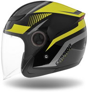 CASSIDA Reflex, black/yellow fluo/grey, size 4.5 mm XS (53 to 54 cm) - Motorbike Helmet