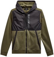 ALPINESTARS Aligned hoodie, green/black, size XL - Sweatshirt