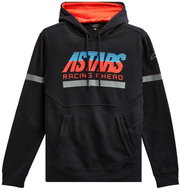 ALPINESTARS Club Hoodie, black/red/blue/grey, size L - Sweatshirt