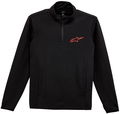 ALPINESTARS mikina Mission 2 Midlayer, černá/červená, velikost 2XL