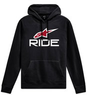 ALPINESTARS Sweatshirt Ride 4.0, black/white/red, size XL - Sweatshirt