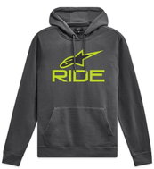 ALPINESTARS Sweatshirt Ride 4.0, grey/yellow/black, size S - Sweatshirt