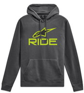 ALPINESTARS Sweatshirt Ride 4.0, grey/yellow/black, size XL - Sweatshirt