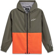 ALPINESTARS Speeded Windbreaker Jacket, green/orange, size 5.5 mm, w/r. M - Motorcycle Jacket