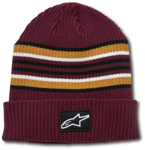 ALPINESTARS Bolted Cuff Beanie, red brick - Winter Hat - Main image