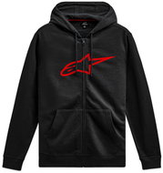 APLINESTARS Sweatshirt Ageless Zip Hoodie 3, black/red, size 4, with a hood. XL - Sweatshirt
