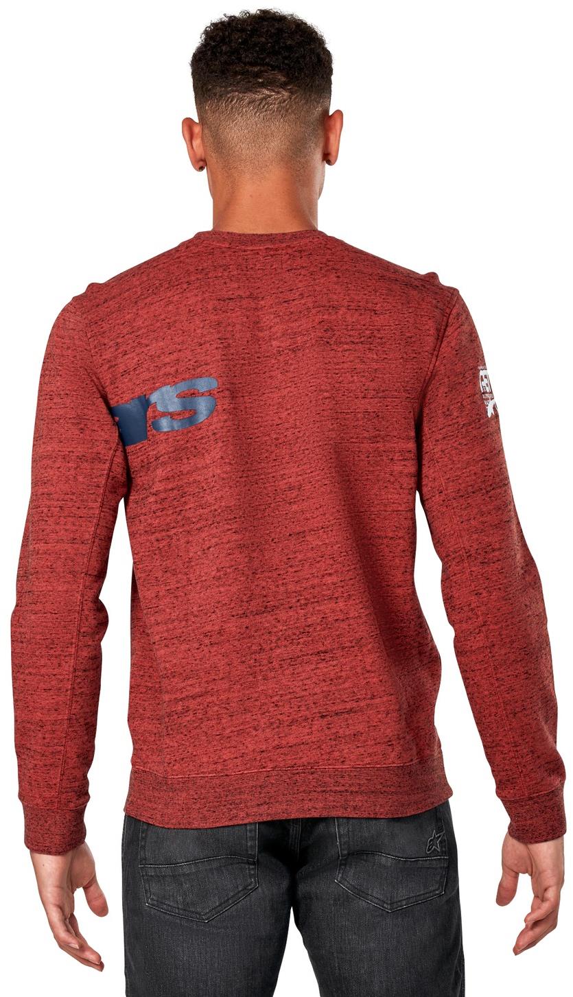 APLINESTARS Episode Crew Fleece Sweatshirt, dark red, size APLINESTARS Episode Crew Fleece Sweatshirt, dark red, size