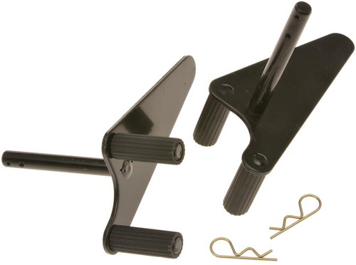 Q-TECH Replacement Adapters for stands M002-45 pair, black - Moto Stand Accessory - Main image