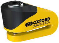 OXFORD zámek kotoučové brzdy Quartz XD6 (žlutý/černý, průměr čepu 6 mm) - Zámek na motorku