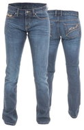 RST Pants ARAMID STRAIGHT LEG / JN 2220, blue, size 2XL - Motorcycle Trousers