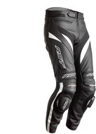 RST Men's leather trousers TRACTECH EVO 4 CE / JN 2358, white, sized 2.5 mm. L - Motorcycle Trousers
